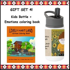 GIFT SET! Kids Bottle+Coloring book